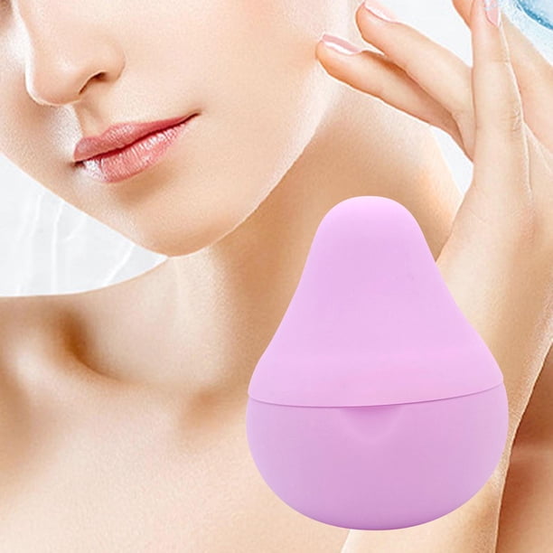 Rodillo De Hielo Facial Moldes De Copa De Hielo Reutilizables Para Bolsas De Ojos Cuidado De La Piel Aclarar La Piel Púrpura
