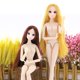thumbnail image 4 of 18 Movable Joints 30 cm 3D Eyes Plastic Doll Girl DIY Toy Multi-color Nude Body, 4 of 4