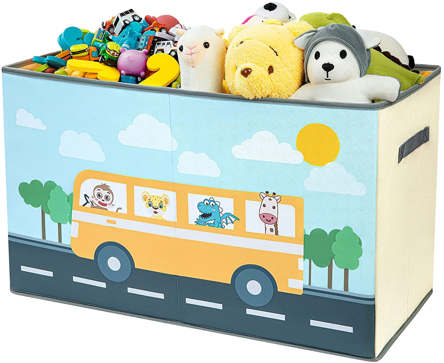 DIMJ Large Kids Toy Chest Boxes, Dog Toy Box,Storage Organizer Can be