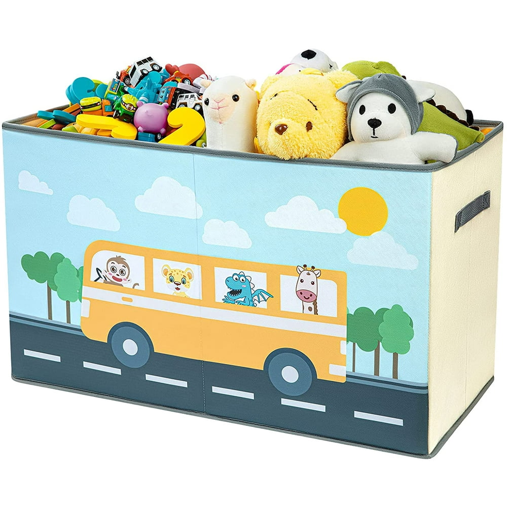 DIMJ Large Kids Toy Chest Boxes, Dog Toy Box,Storage Organizer Can be used in Bedroom, Nursery