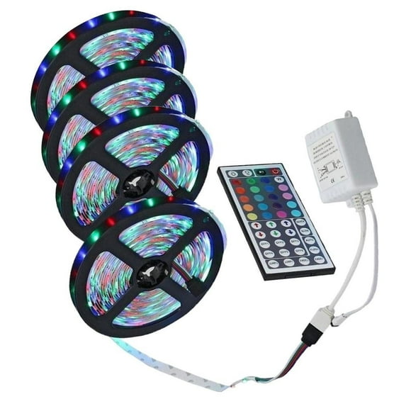 DC 12V 20m LED Color cambiante Tiras de luz Flexible Home Shop Cub Decoración Zulema Luz de tira LED con control remoto