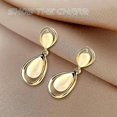 thumbnail image 2 of Women's Pearl Earrings Gifts For Girlfriend/wife/mother, Design Pearl Gold A107-227, 2 of 4