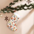 thumbnail image 7 of Rateoe Squirrel Nuts Mushroom Print Christmas Stockings,18 Inch Large Christmas Stockings Decoration Ornaments for Holiday Home Fireplace Indoors, 7 of 7