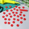 thumbnail image 4 of CRAFTHROU 100Pack Adhesive Caulk Cap Red for Preserving and Storing, 4 of 7