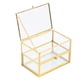 thumbnail image 5 of Joyero de cristal, caja decorativa transparente, caja de baratija para regalo de cumpleaños, organizador, caja de almacenamiento de cosméticos para, 5 of 9