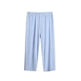 thumbnail image 2 of Stamzod Capri Pajama Pants Women Loose Casual Elastic Waist Comfy Pants Workout Yoga Lounge Pants Plus Size Pajamas XXXXL, 2 of 7