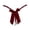 Red3, variant on yunLCZ Women's Cotton Underwear High Waist Fashion Women Underwear Cutout Pendant Pearl Beads Butterfly G String Thong Underpants