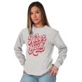 thumbnail image 3 of Never Look Back Positive Motivation Women Plus Size Long Sleeve Graphic Tee Brisco Brands 3X, 3 of 5