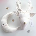 thumbnail image 2 of Felt Animals Head 3D Stuffed Animal Heads Elephant Swan Head Wall Hanging Decor For Nursery Children Bedroom Decoration heqiyong LED, 2 of 2