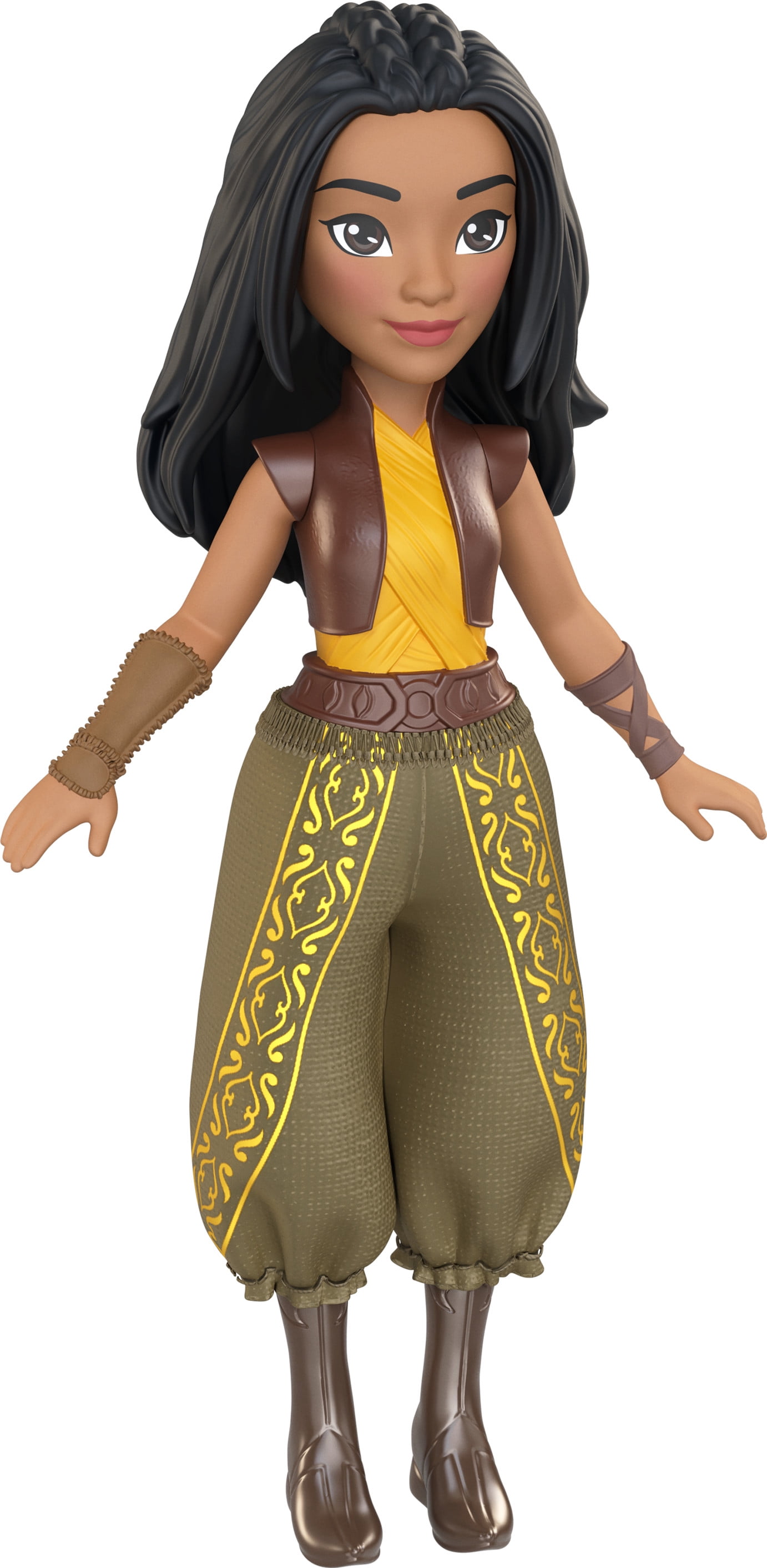 ​Disney Princess Raya Small Doll with Signature Clothing Inspired by Disney Movies, Posable and Collectible