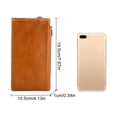 thumbnail image 3 of Mens Card Wallet Large Capacity Genuine Leather Clutch Wallet Card Holder Wallet, 3 of 10