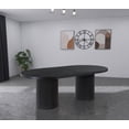 thumbnail image 4 of Meridian Furniture Belinda Black Oak Wood Dining Table, 4 of 29