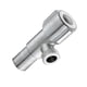 thumbnail image 1 of Bathroom Angle Valve Stainless Steel Silver Explosionproof for Hot Cold Water Pipes Shower 1 Piece, 1 of 2