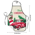 thumbnail image 2 of Easygdp Merry Christmas 1 Apron Waterdrop Resistant with 2 Pockets,Oil Resistant Cooking Kitchen Chef Apron for Women Men, 2 of 7