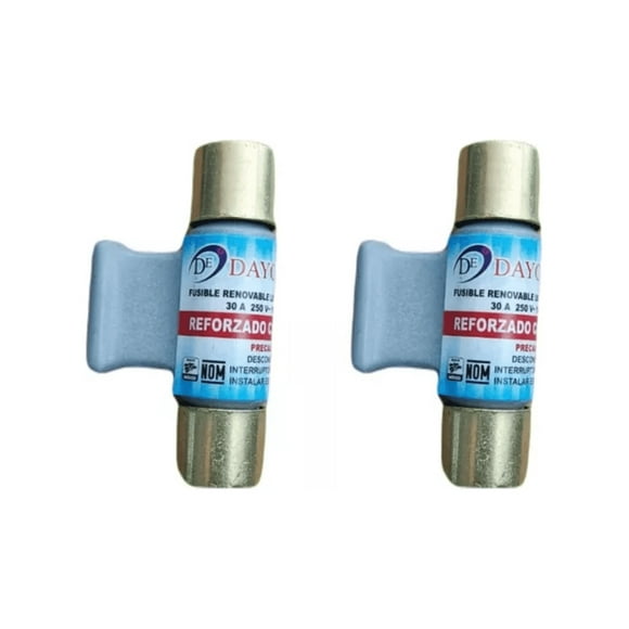Fusible 30a Renovable Con Agarradera 2 Piezas Sofdesk Fusibles