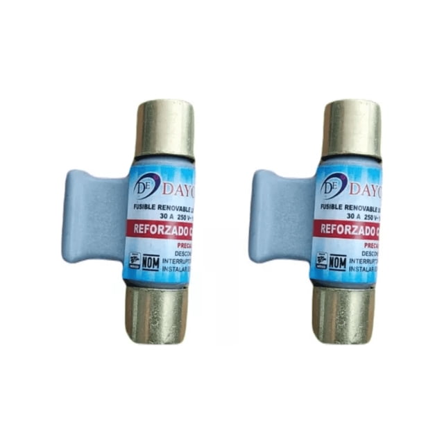 Fusible 30a Renovable Con Agarradera 2 Piezas Sofdesk Fusibles