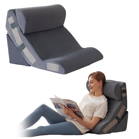 Juego de almohadas ortopédicas con forma de cuña Ahpmeoa, 3 piezas, para dormir