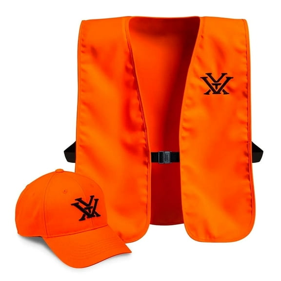Vortex Optic Blaze Vest with Hunting Hat, Orange, One Size
