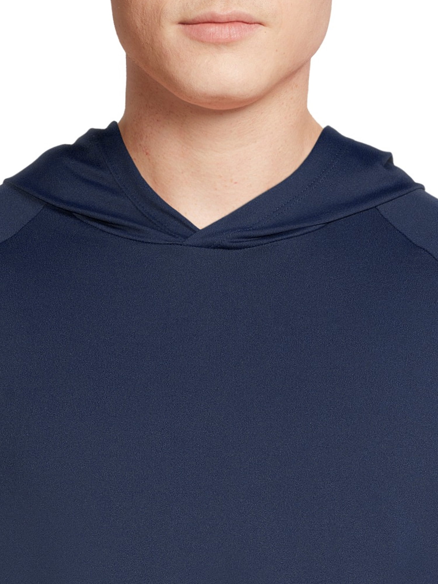 George Men's and Big Men's Long Sleeve Hoodie Rash Guard, up to Size 5XL