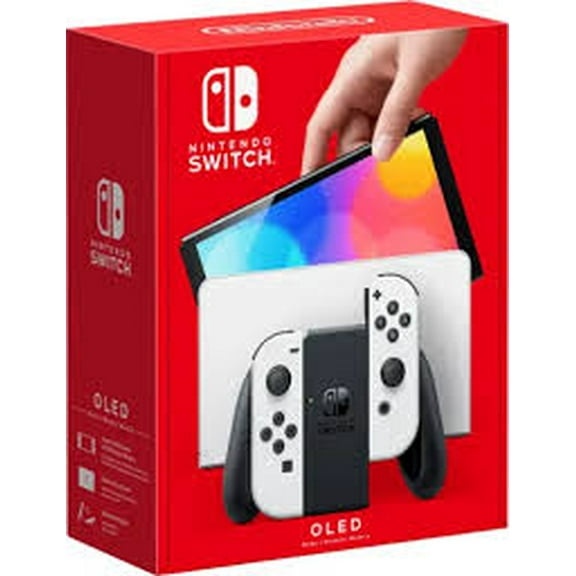 Restored Nintendo Switch™ – OLED Model w/ White Joy-Con™ (Refurbished)