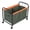 Green,L, variant on Porfeet Fruit Vegetable Storage Basket,5 Tier Stackable Metal Mesh Storage Basket with 360 Degree Wheels, Fruit Vegetable Produce Basket Storage Organizer for Kitchen, Pantry, Bathroom,White