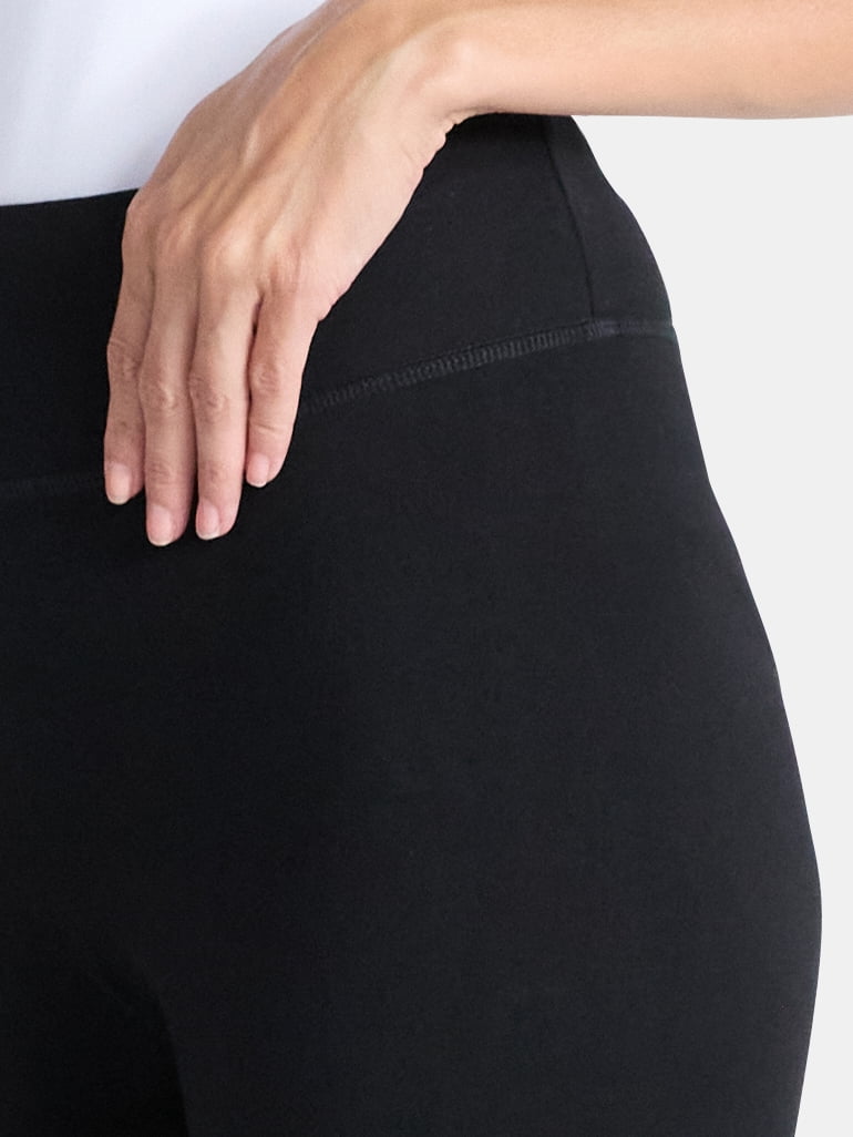 Time and Tru Women's High Rise Leggings, 27'' Inseam, 3-Pack, Sizes XS-XXXL