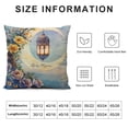 thumbnail image 5 of YINGXI  Ramadan Kareem Pillow Covers, Seasonal Spring Pillowcase Ramadan Deocrations Throw Pillows Moon Flower Lantern Decorative Outdoor Cushion Case for Home Party Decor 18x18in, 5 of 5
