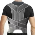 thumbnail image 1 of 3XL 4XL Spine Straightener Support Band Back Posture Corrector Brace Spine Lumbar Scoliosis Corrective Orthopedic Belt Men Women, 1 of 5
