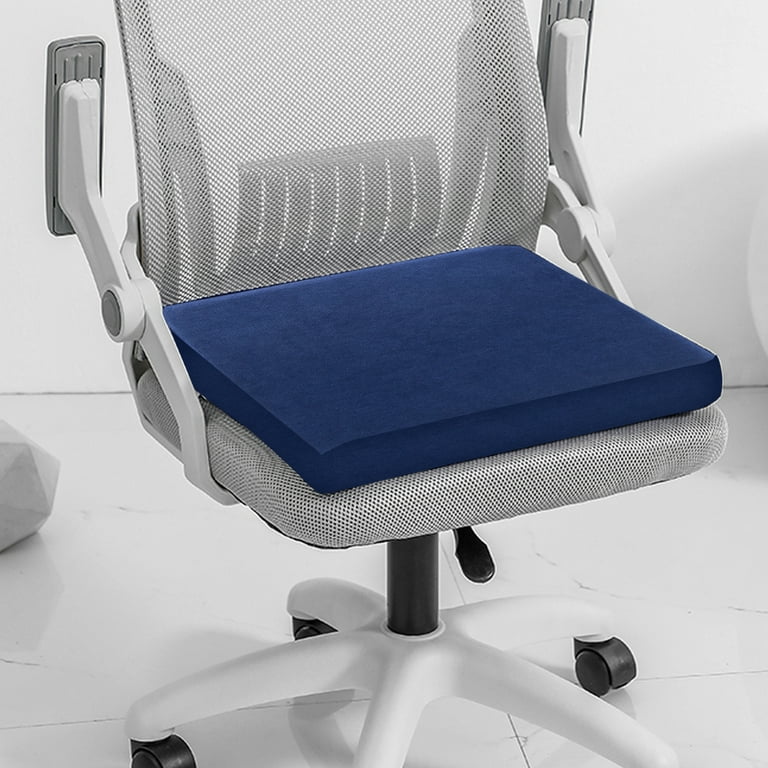 HOMCA Donut Pillow Hemorrhoid Seat Cushion for Office Chair, Premium Memory  Foam Chair Cushion, Sciatica Pillow for Sitting Tailbone Pain Car Seat  Cushions, Blue(17.7 x 15 x 2.8 inches) 