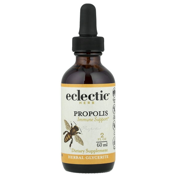 Eclectic Herb Propolis No Alcohol Glycerite 2 oz Liquid