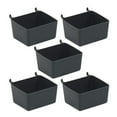 thumbnail image 2 of Abody 114Pcs Metal Pegboard Hooks Organizer Assortment Kit Peg Locks Hanging Applications, 2 of 5