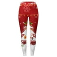 thumbnail image 3 of WILLBEST Leggings Estampados para Mujer, Pantalones de Yoga de Cintura Alta, Elásticos, Cómodos, para Correr, Gimnasio, Ropa Informal 2258 Chica, 3 of 3