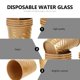 thumbnail image 5 of KAKOWELY 8 vasos desechables de agua de hoja de palma, vajilla de papel ecológica., 5 of 5