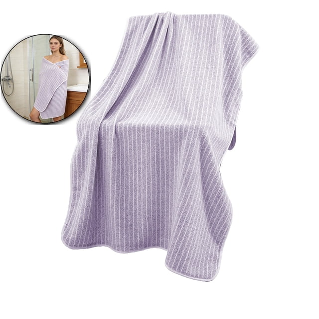 Extra Large Towel – 55 x 27.55 Inches, Super Soft & Highly Absorbent Lightweight Bath Towel for Body, Quick-Drying & Portable