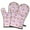 Classic Princess Pattern, variant on Cute Oven Mitts,Colorful Princess Castle Pattern Oven Mitt 2-Pack Set,Kitchen Gloves for Oven,Heat Resistant Oven Mitts 7.7"x12"
