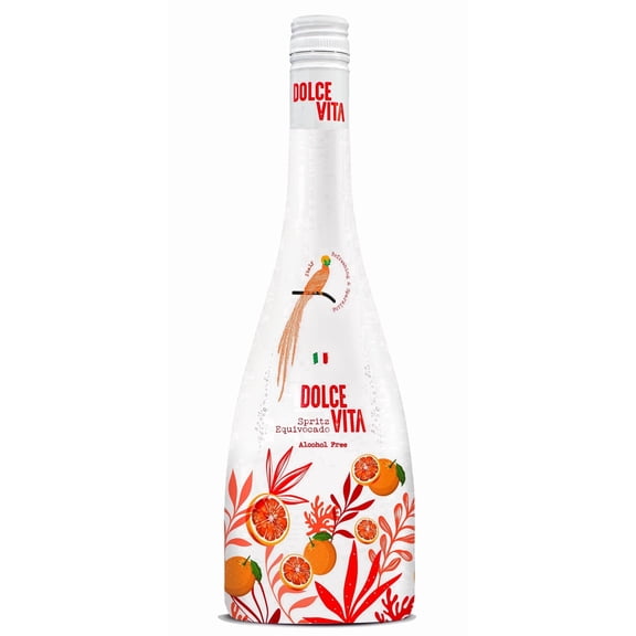 Dolce Vita Non-Alcoholic Spritz Mocktail, Liquid, Glass Bottle, 750 mL
