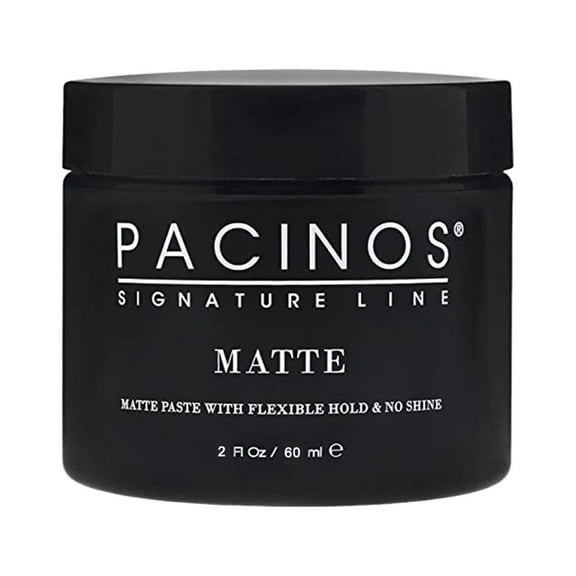 Pacinos Signature Line Matte Hair Paste 2oz., All Hair Types, Shape & Hold, Male