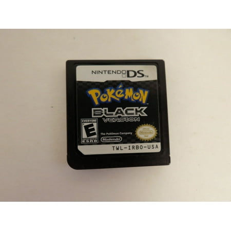 Pokemon Black Edition Nintendo DS Game Cartridge