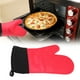 thumbnail image 4 of Guantes Aislantes Para Microondas, Guantes De Silicona Para Horno Con Aislamiento Térmico Forro De Algodón Suave Antideslizante Resistente A Altas Temperaturas Largo Con Lazo ANGGREK Descripción de la referencia, 4 of 5