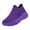 Purple -AQ17, variant on Slip On Sneakers Women Men , Unisex Work Shoes Walking Shoes Tennis Knit Mesh Comfortable Casual Breathable Sneakers Hot Pink