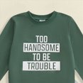 thumbnail image 5 of NOLDARES Toddler Baby Boy Winter Clothes 2-Piece Cartoons Graphics Long Sleeve Sweatshirt Tops Elastic Waist Pants Set Fall Outfit Clothing(Green,12-18 M), 5 of 6