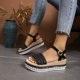 thumbnail image 5 of Haga Que los Zapatos Encajen Que Son Demasiado Grandes Correa de Tobillo Ajustable Sandalias de Pie Abierto con Adornos de Strass para Zapatos Negros de Mujer Primavera Verano Casual Versátil Tamaño, 5 of 9