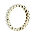 thumbnail image 2 of 0.25 Carat Excellent Round Cut Real Diamond New Design Eternity Band for Wedding Solid 18K Yellow Gold Size 11, 2 of 7