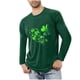 thumbnail image 1 of Blusas y camisas de manga larga con cuello redondo para hombre, deportivas, fitness, hogar, pijamas navideños estampados, camiseta de manga larga con cuello redondo, blusa de poliéster para hombre, 1 of 3