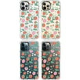 thumbnail image 3 of QICICI-Case For Iphone 12 Pro Max, [Buffertech 6.6Ft Military-Grade Drop Protection] [Anti Peel Off Tech] Clear Tpu Bumper Phone Case Cover Design - Strawberry Garden, 3 of 4