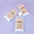 thumbnail image 4 of Wooden Cotton Swabs, Ear Cleaning Swabs, 100 Pcs Soft Double-Ended Swabs for Makeup, Pet Care, Daily Cleaning, Arts and Crafts, Eco-Friendly Sturdy Wooden Stick, 4 of 9