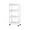 White, variant on WEGFTDUOP Slim 4-Tier Rolling Storage Cart, 15.9"×12.6"×5.3" Narrow Plastic Mobile Organizer for Bathroom, Kitchen, Laundry Room, RV, Office, Easy-Assembly Waterproof Shelf Unit