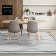 thumbnail image 2 of Ultrug Abstract Area Rug Soft Minimalist Line Rugs Non-Slip Carpet for Bedroom Living Room Home Decor,5'x8',Light Grey, 2 of 7