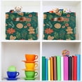 thumbnail image 7 of GZHJMY Christmas And Happy New Year Storage Bins Collapsible with Handle, 2PCS Rectangle Waterproof Baskets for Storage Cube Closet Organizer for Toy Nursery Book Office Shelf Bathroom, 7 of 7