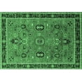 thumbnail image 1 of Ahgly Company Indoor Rectangle Oriental Emerald Green Traditional Area Rugs, 6' x 9', 1 of 4
